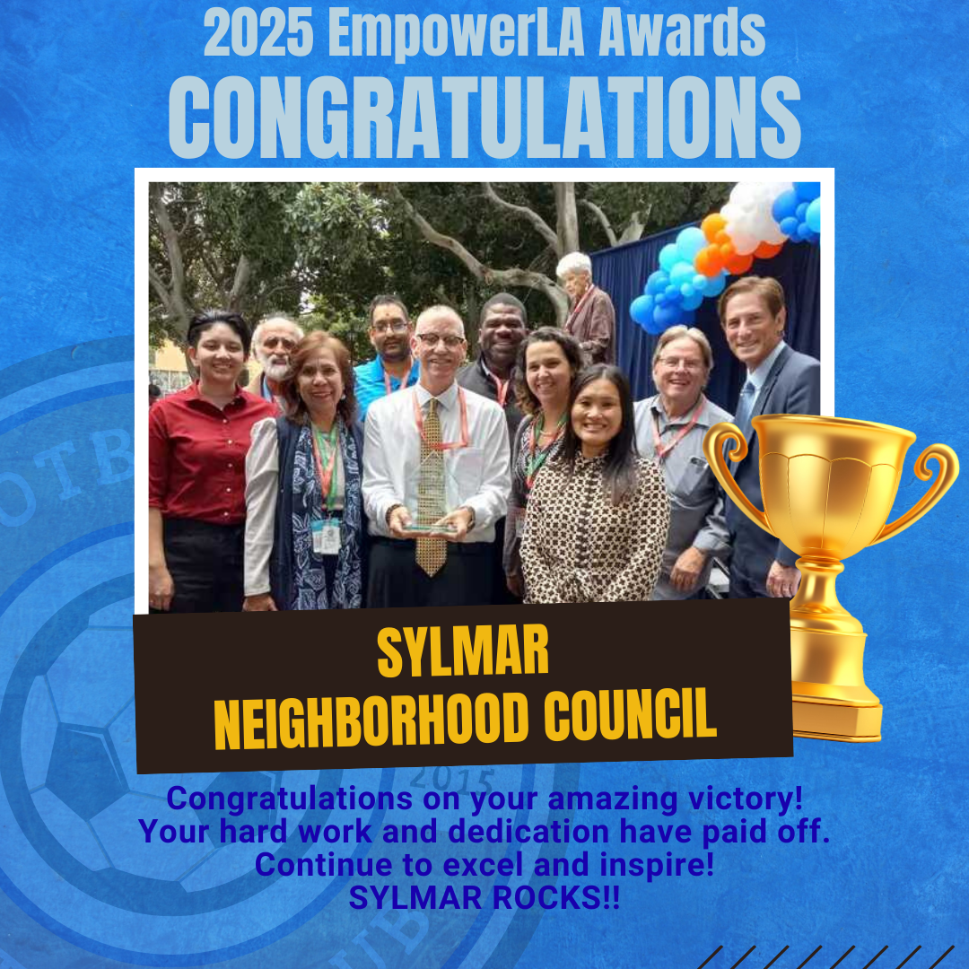 2025 EmpowerLA Award given to Sylmar Neighborhood Council