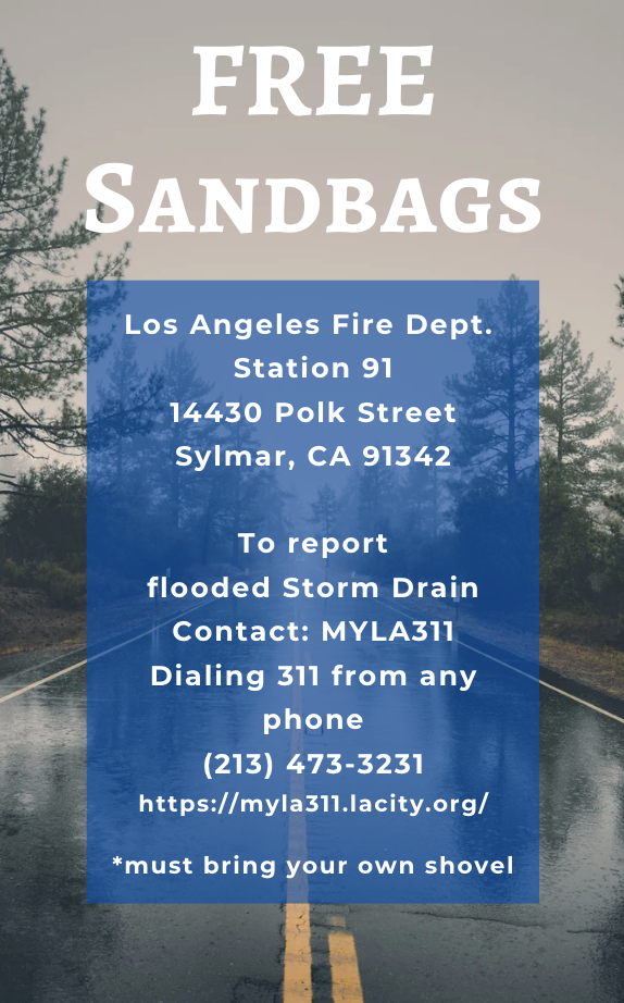 FREE SAND & SANDBAGS