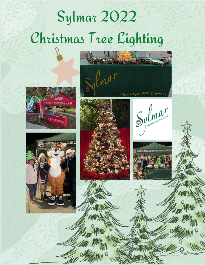 Successful 2022 Sylmar Christmas Tree Lighting event.