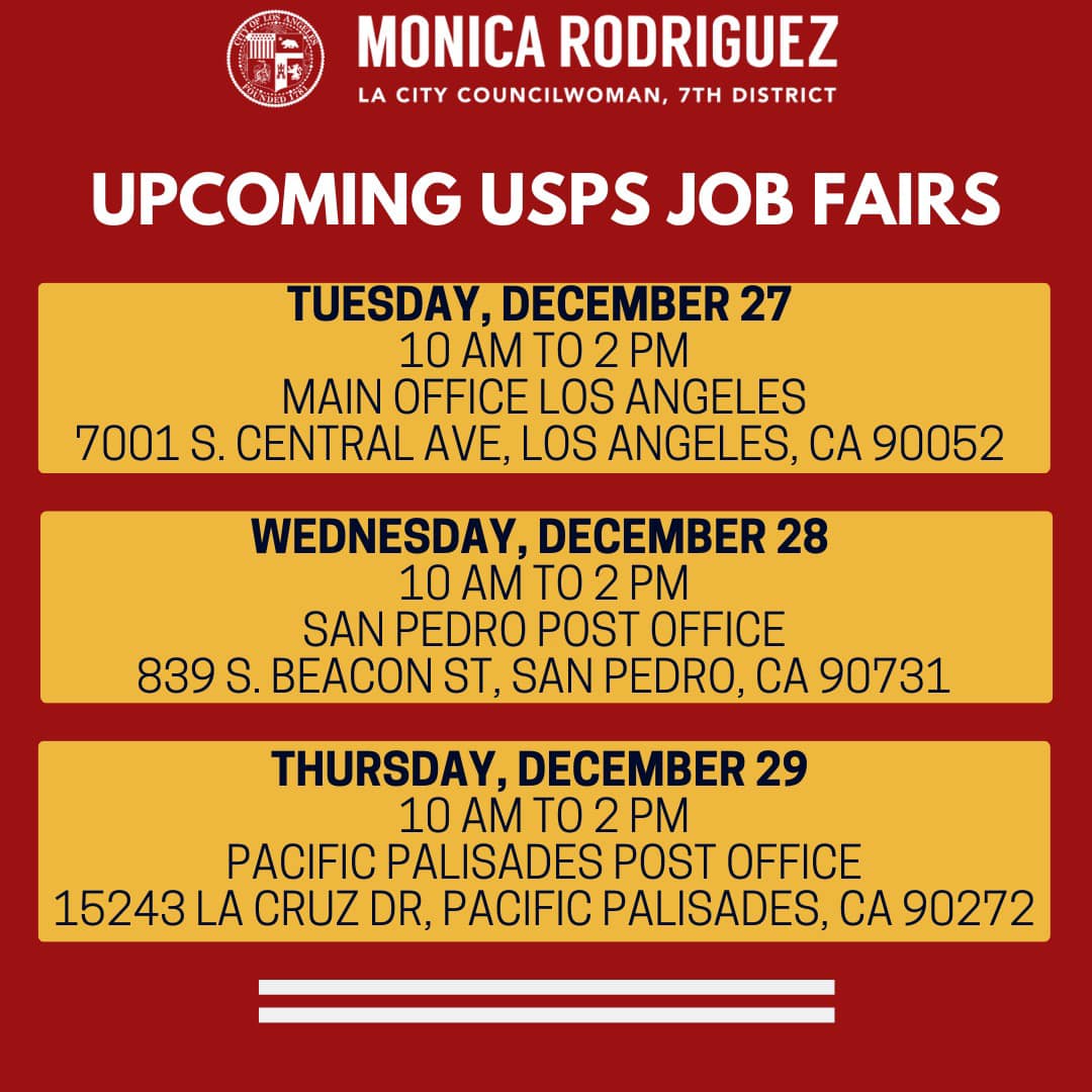 councilwoman-monica-rodriguez-usps-hiring-event