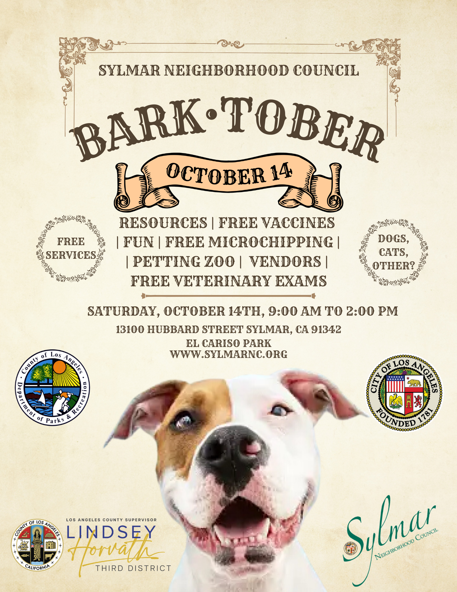 Sylmar Animal Resource Fair • Bark-Tober Oct.14th