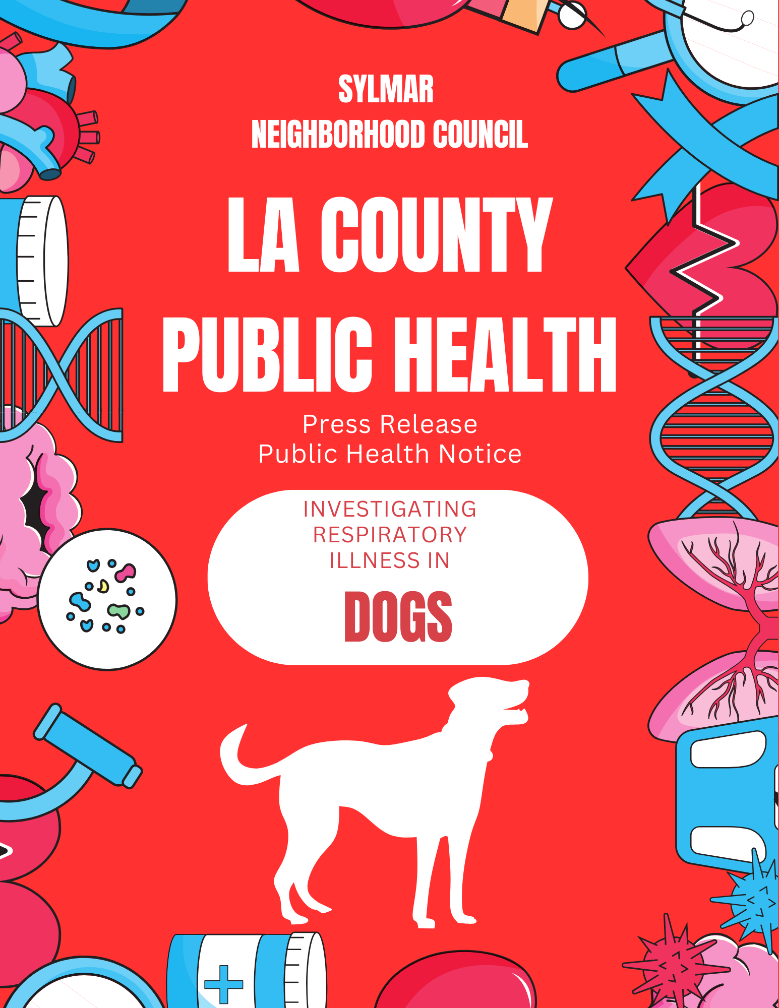 PUBLIC HEALTH WARNING • PRESS RELEASE • DOGS