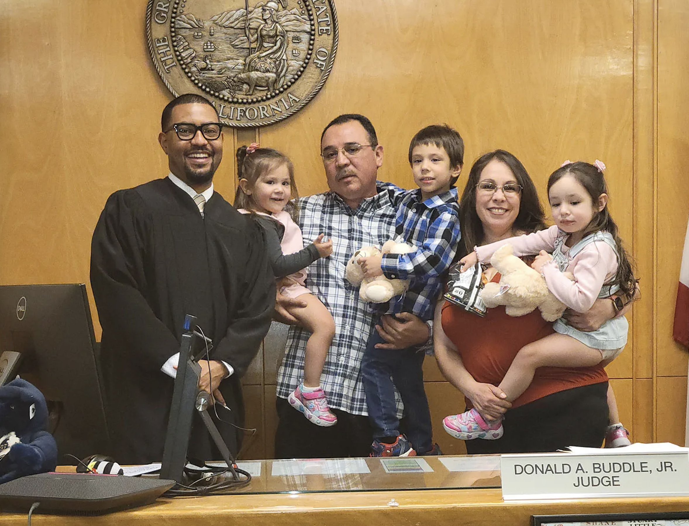 A Sylmar Family is Thankful for Adoption of Three Grandchildren