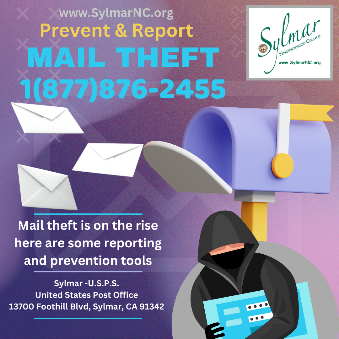 MAIL THEFT - Reporting and Prevention Tools