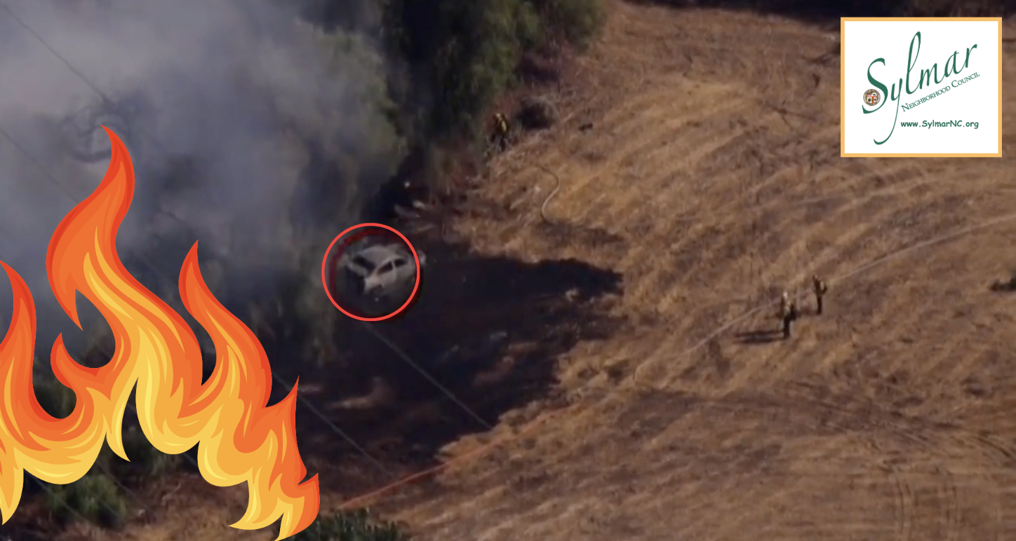 Deadly car crash causes brush fire • Tues. Sept 2nd, 2025