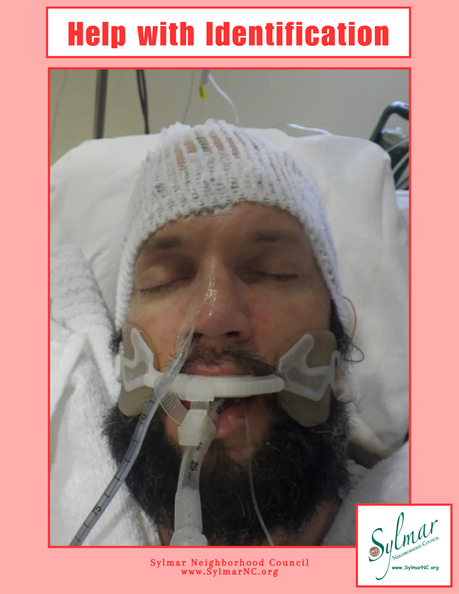 John Doe Patient Found in Sylmar • Seeking Assistance in Identification