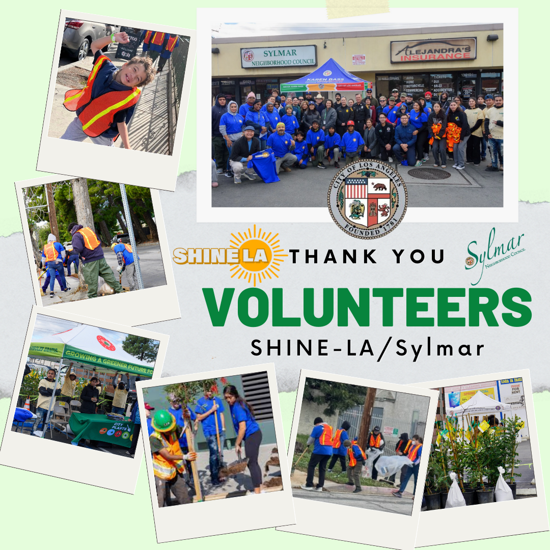 Thank you Volunteers • ShineLA-Sylmar