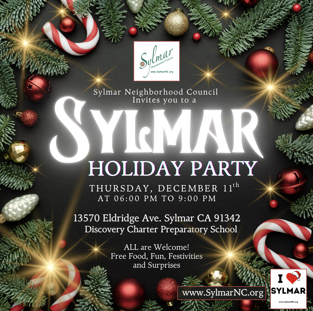 Sylmar Community Holiday Party • December 11th