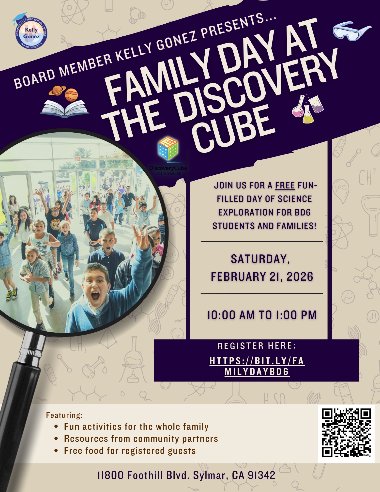 Family Day at Discovery Cube Sylmar • 2/21/2026