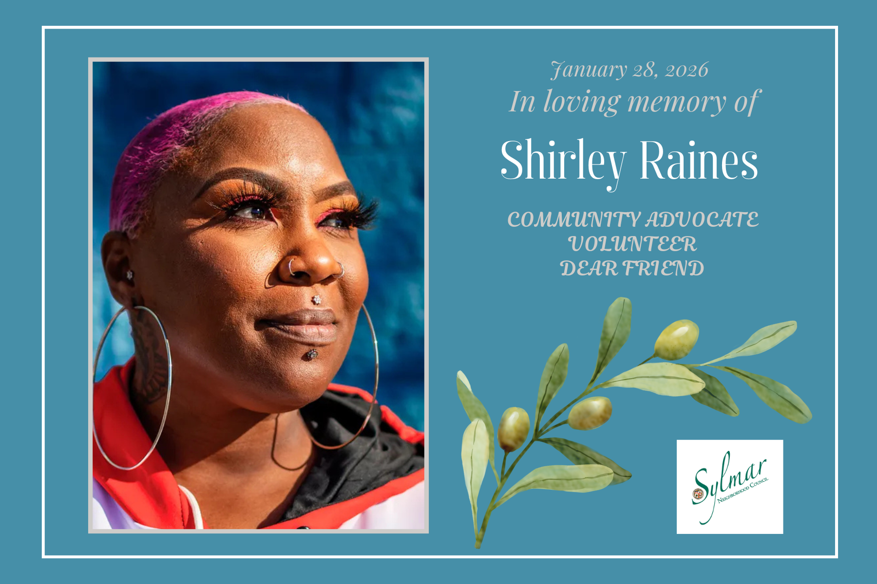 Ms Shirley, You will be missed. Rest in Peace • Community Leader