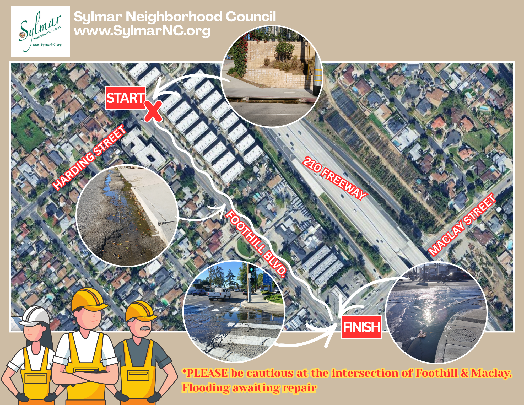 Flooded intersection - Pending Repair