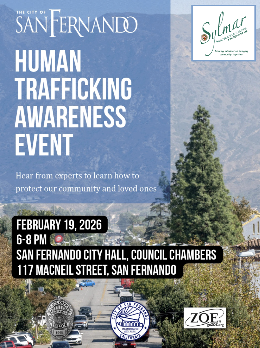 Neighboring City - San Fernando • Human Trafficking Awareness event