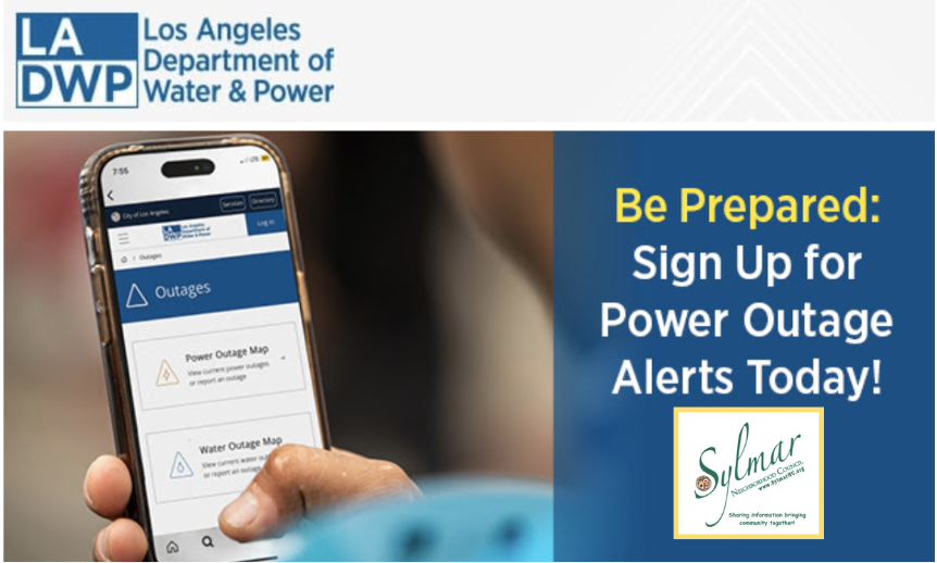 LADWP provides a 24/7 outage alert service for customers • SIGN UP