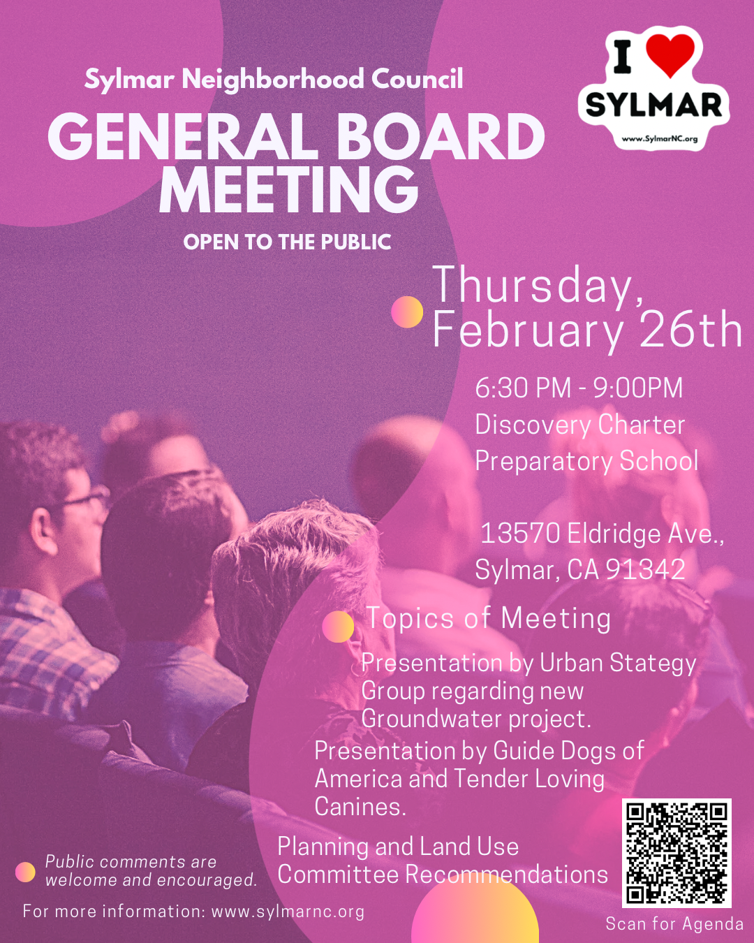 General Board Meeting • February 26th