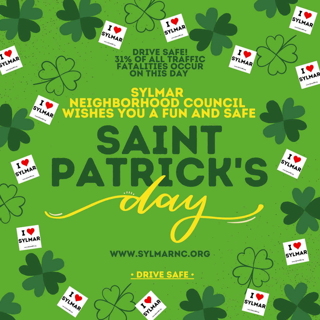 Saint Patrick's Day • Tuesday, March 17th. • Safety