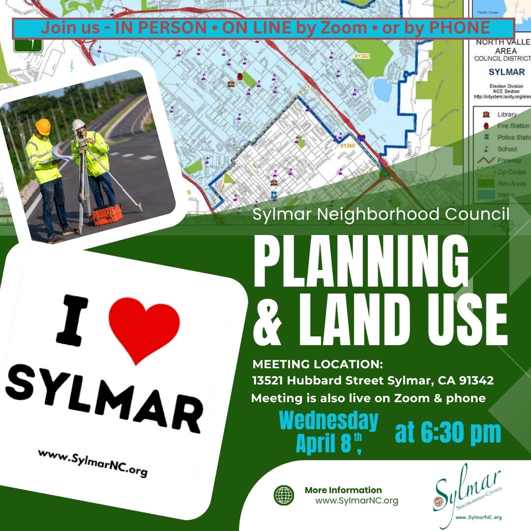 Planning & Land Use Committee • April 8th