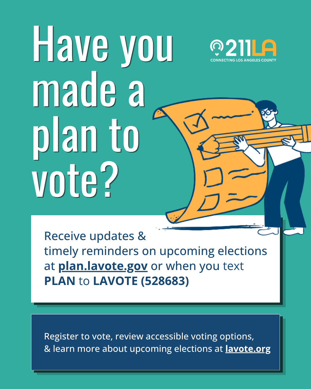 Plan to VOTE!