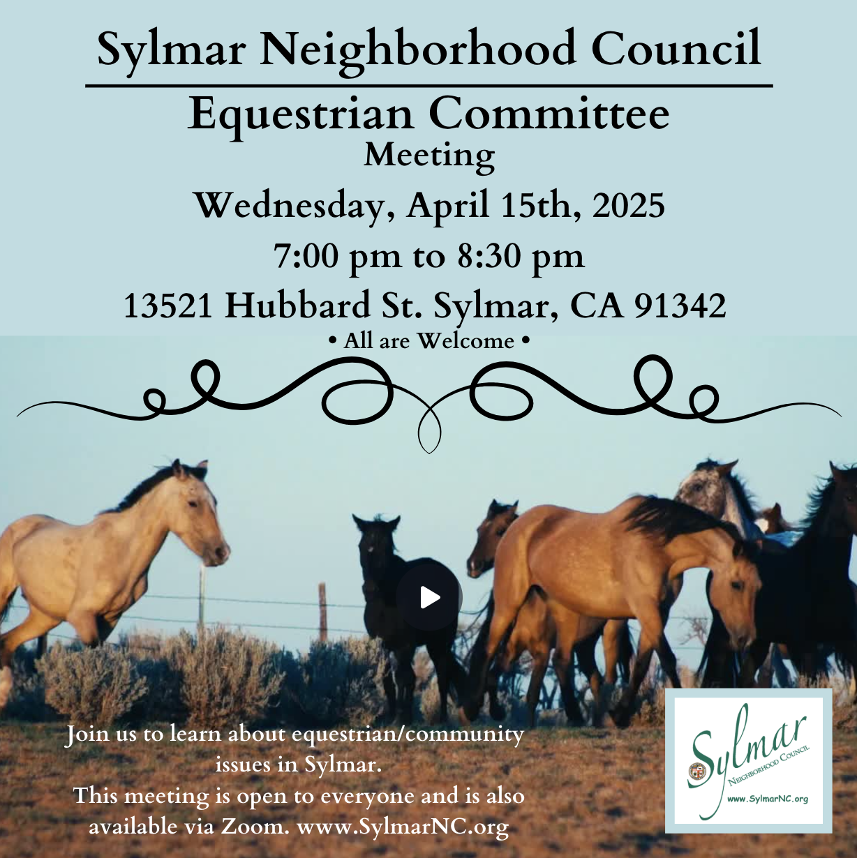Equestrian Committee Meeting • Wed. April 15th