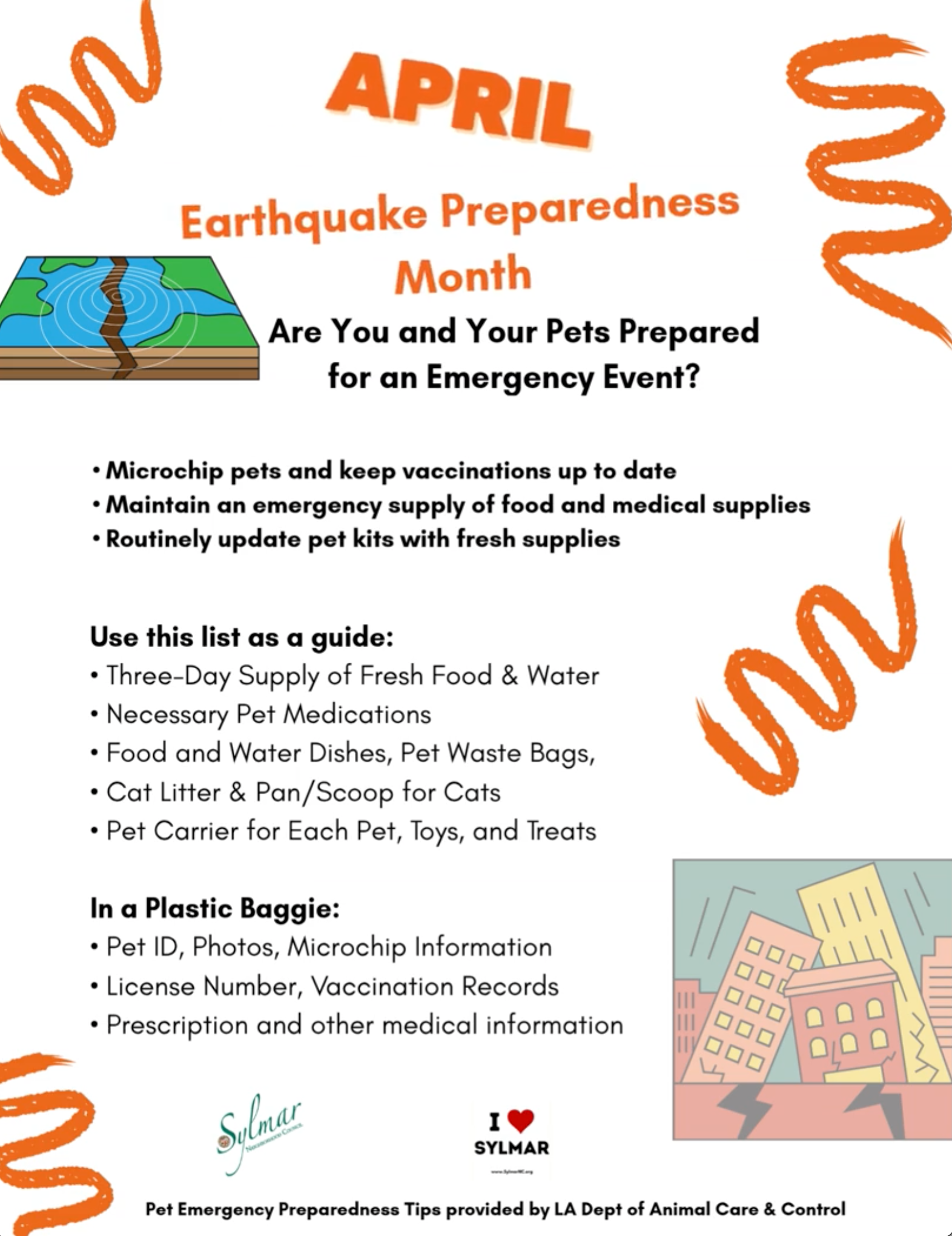 April • Earthquake Preparedness Month