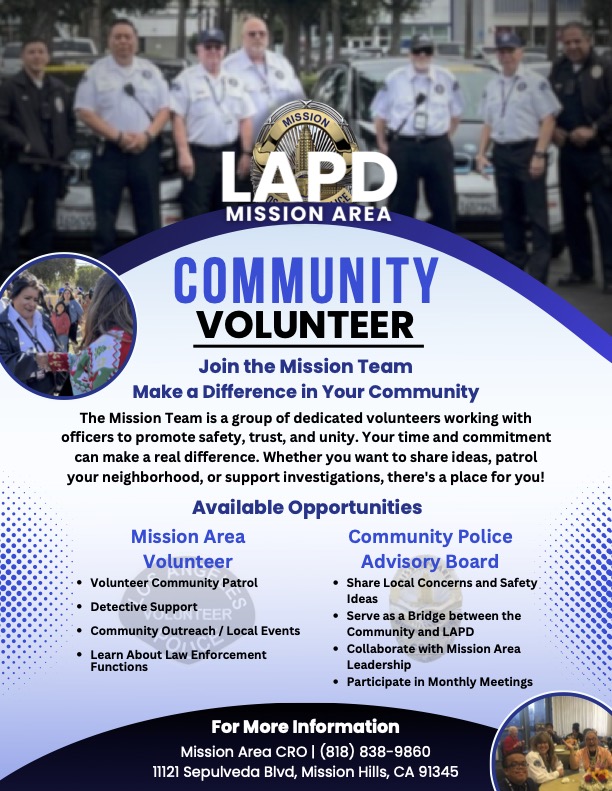 LAPD Community Volunteer