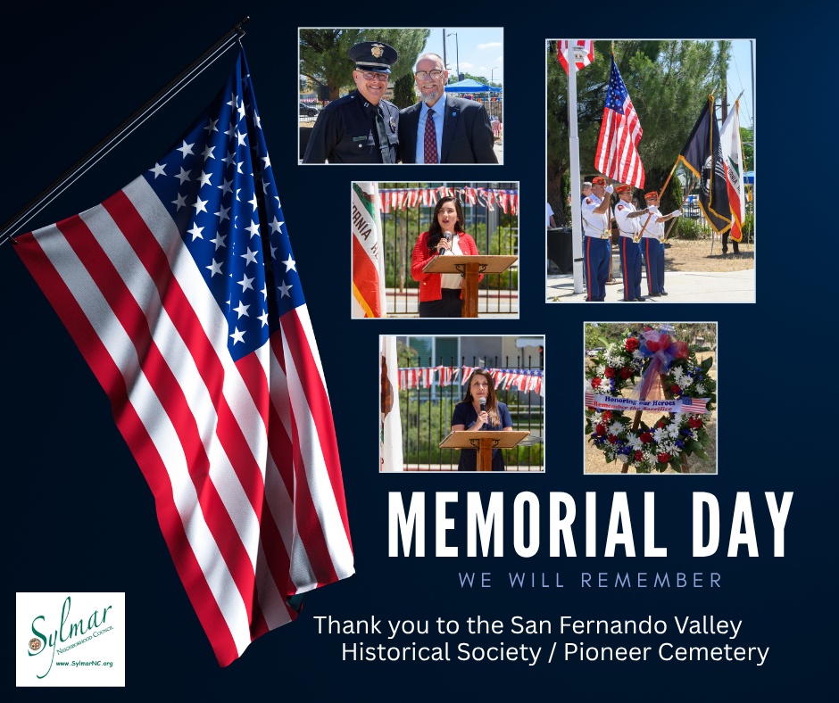 Sylmar Thanks you! - Memorial Day Event