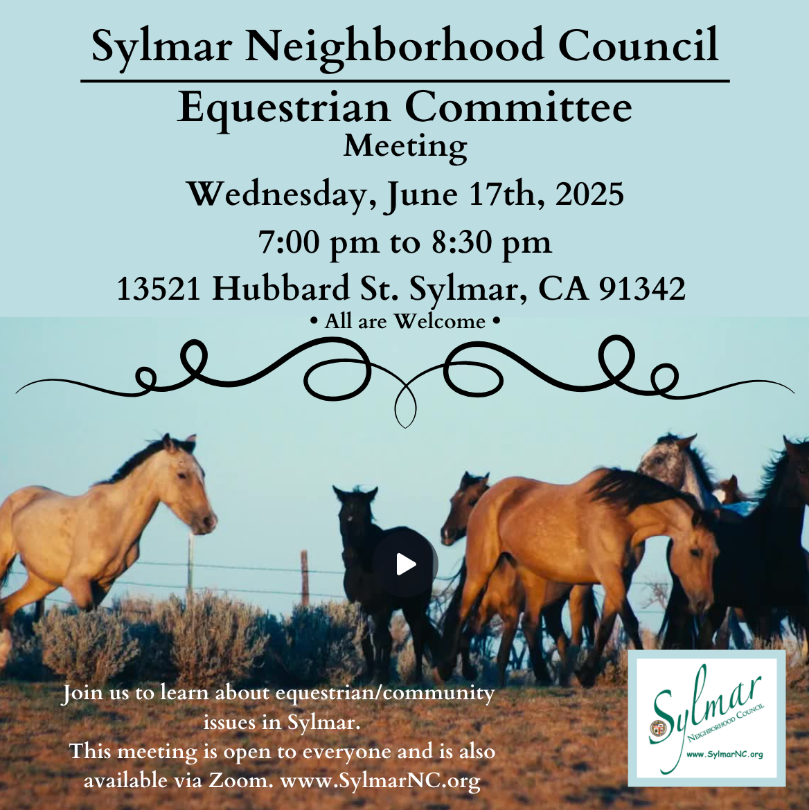 Equestrian Committee June 17th, 7:00pm
