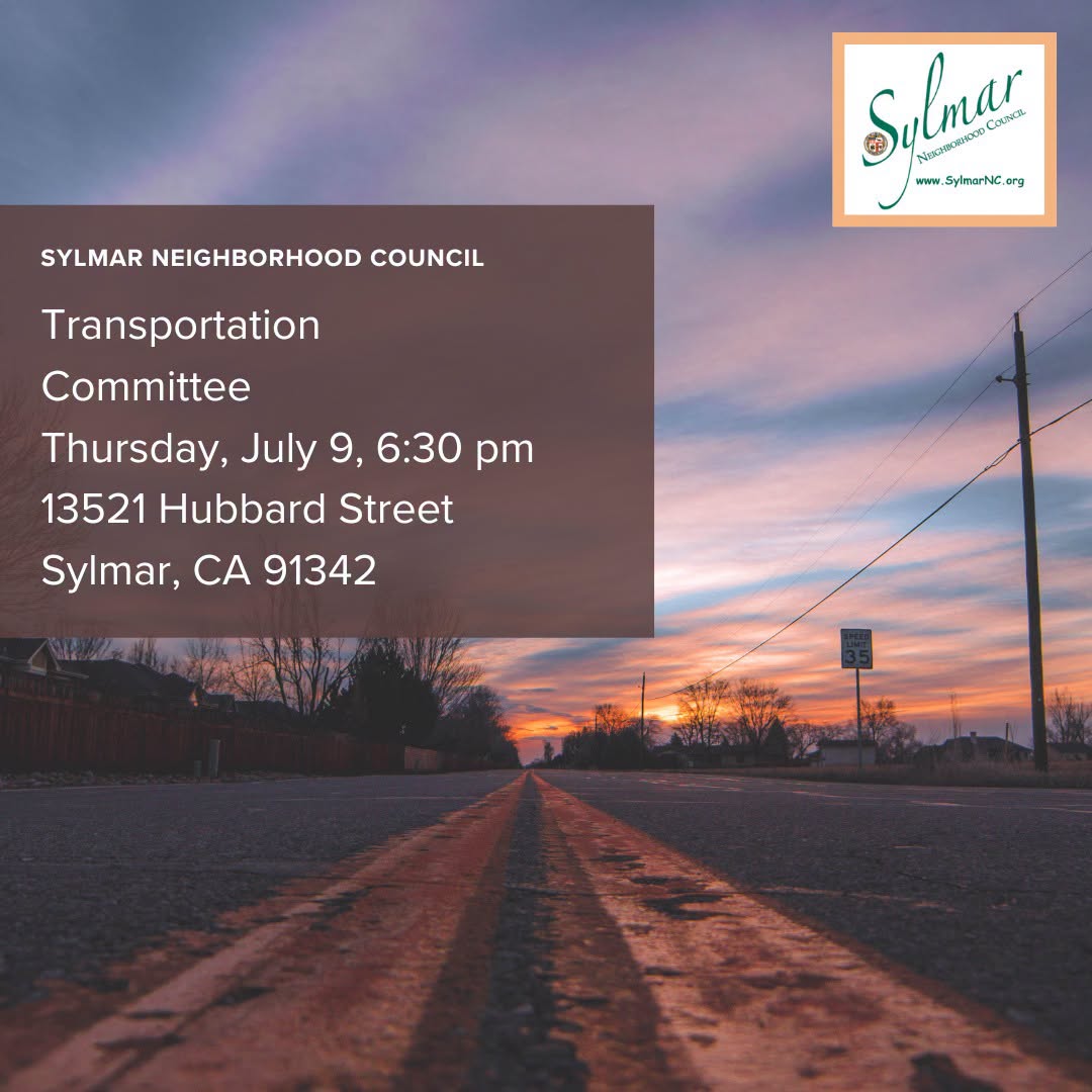 Transportation Committee - Thursday, July 9th