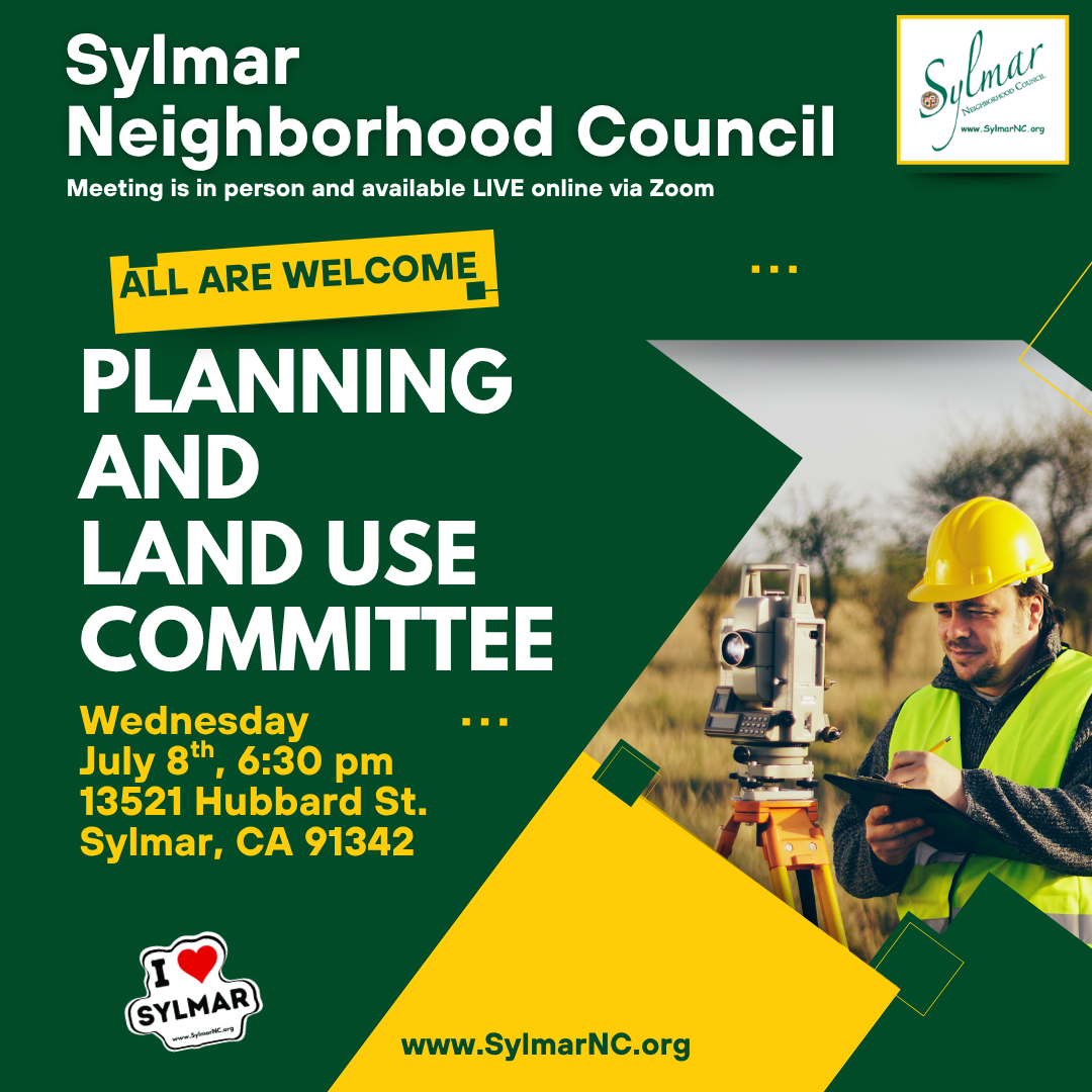 Planning & Land Use Committee - Wednesday July 8th