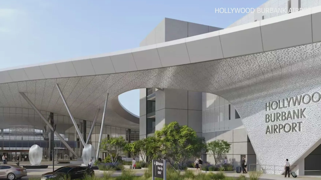 New $1.3 billion terminal at Hollywood Burbank Airport is almost complete