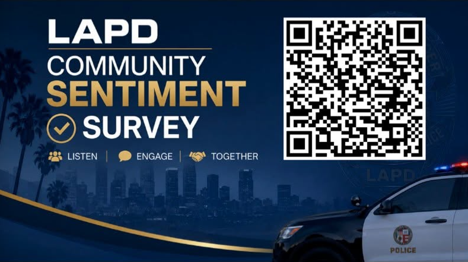 LAPD Community Sentiment Survey: Help Us Serve You Better