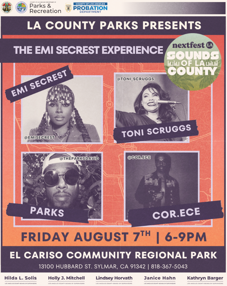 FREE CONCERT - El Cariso Park Friday,  Aug 8th