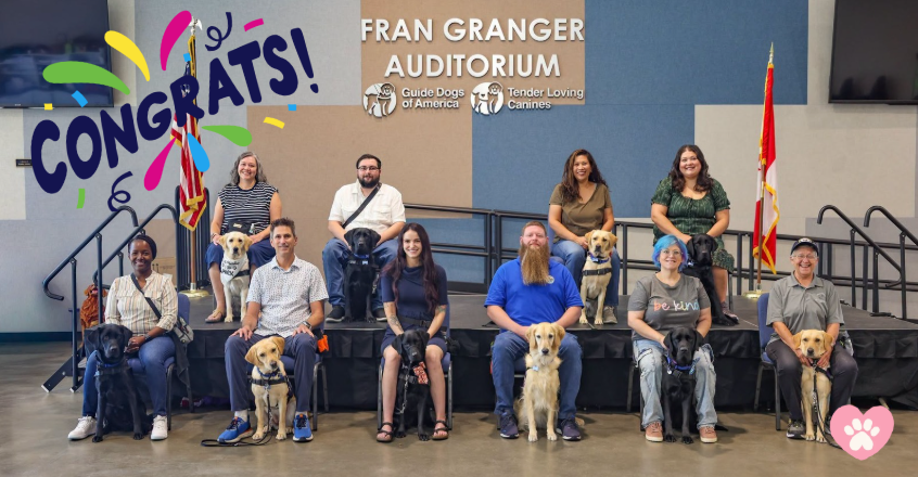 CONGRATULATIONS! Guide Dogs of America