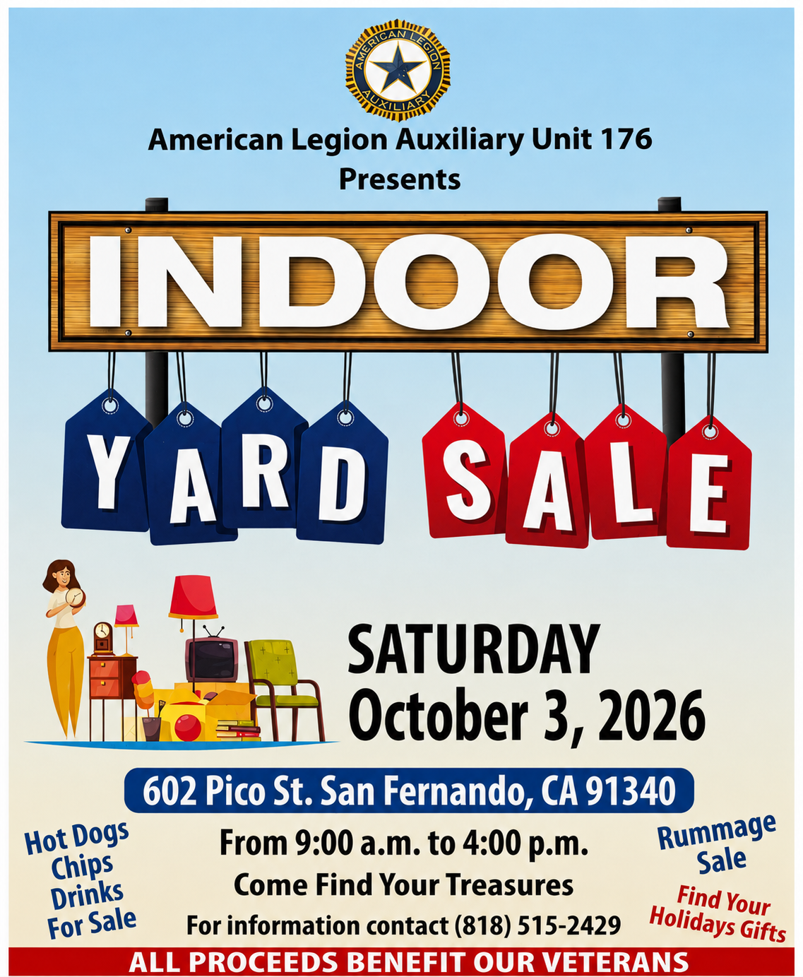 Veterans Fundraiser - American Legion Auxiliary Unit 176