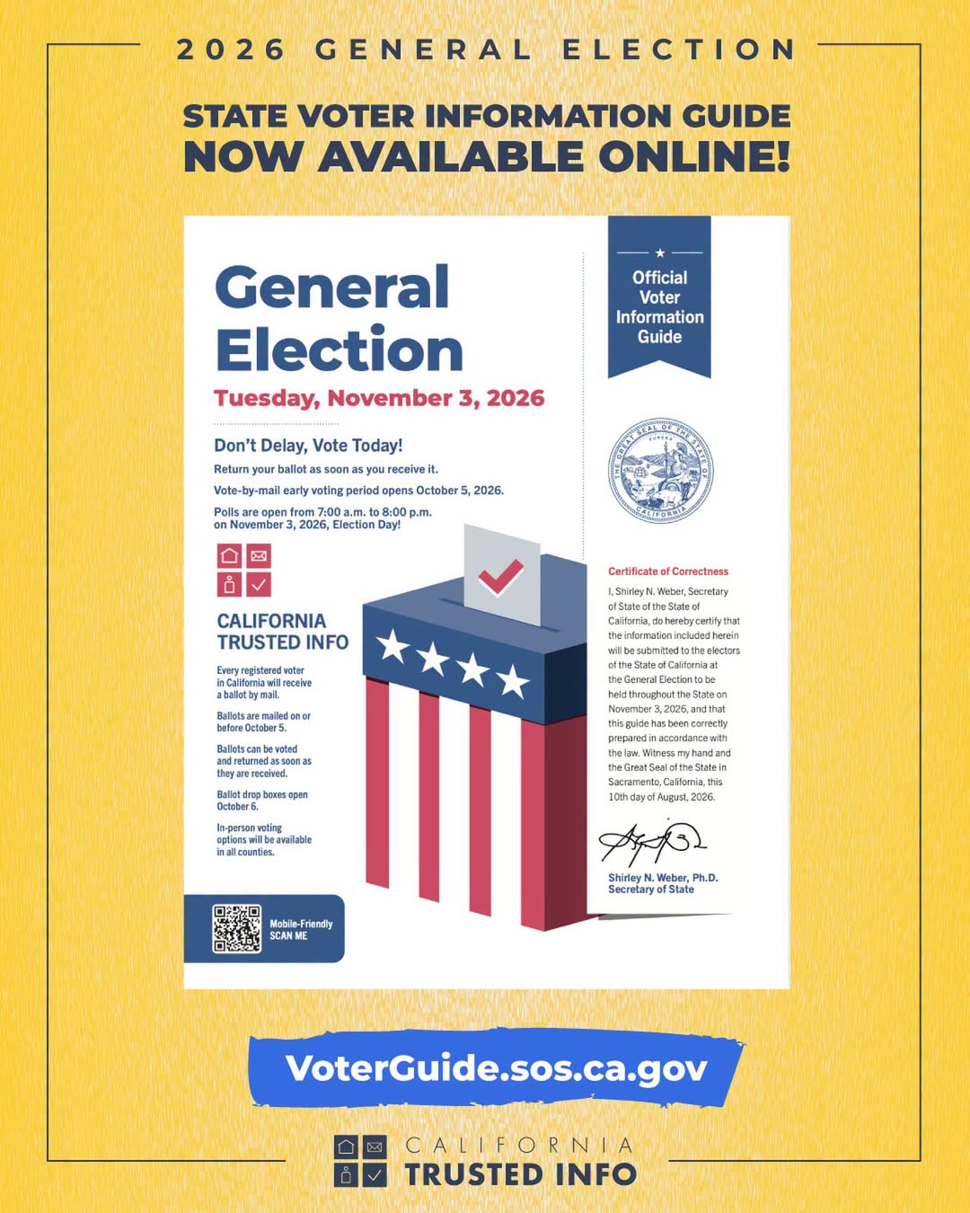 Official Voter Guide Now Available On-Line