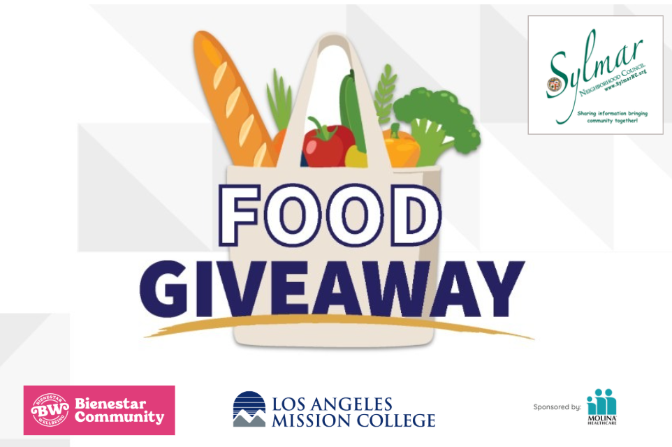 Food Distribution - Tuesday, Sept. 29th, 9:00am - Mission College