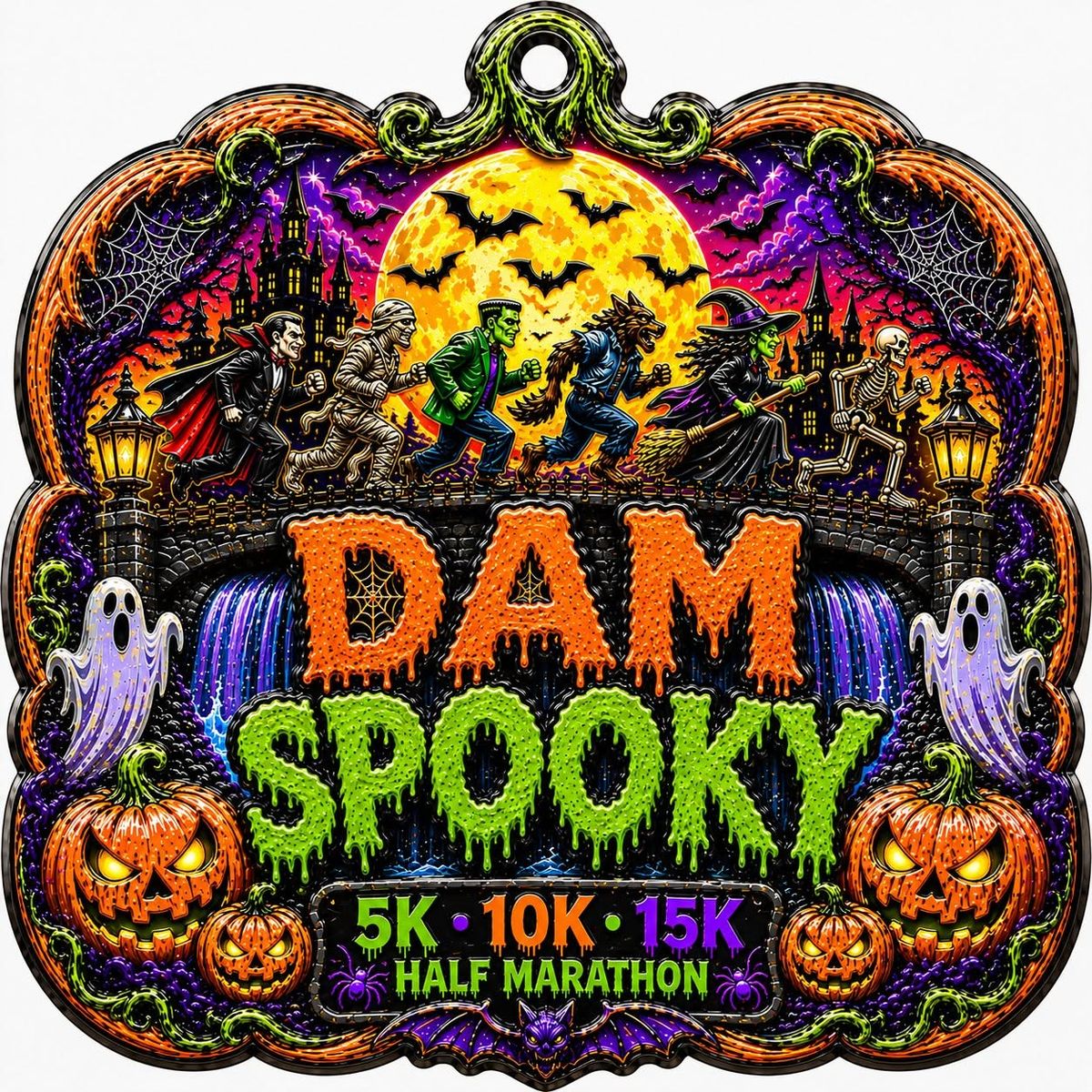 Dam Spooky 5k, 10k, 15k, Half Marathon