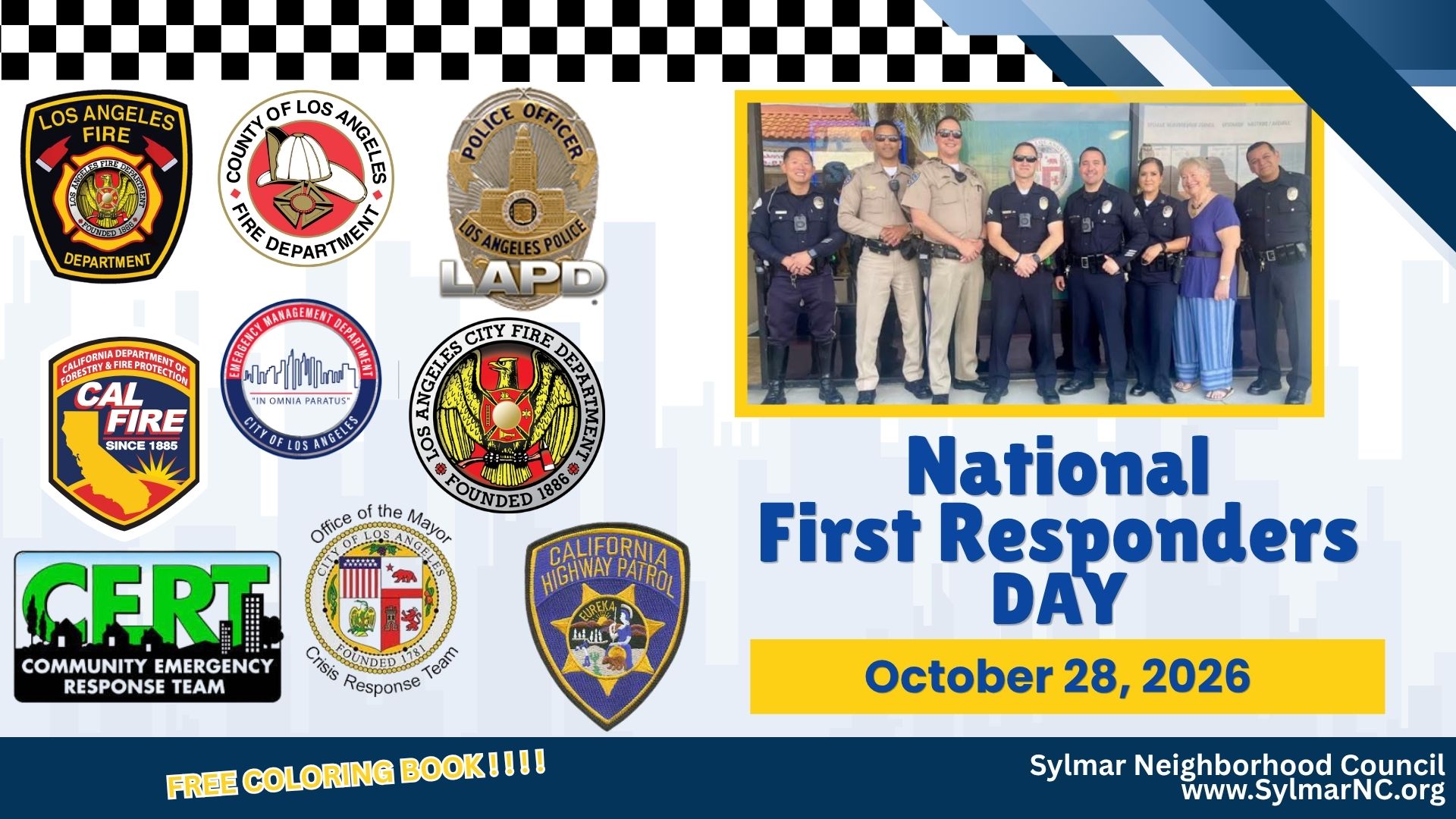 National First Responders Day!  We dedicate this day...